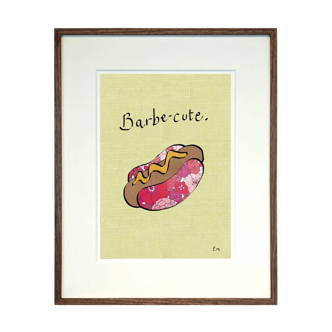 Barbe-cute Print
