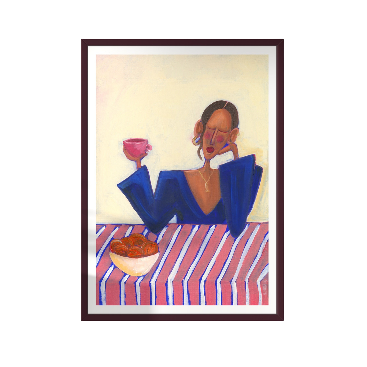 Orange Bowl Print