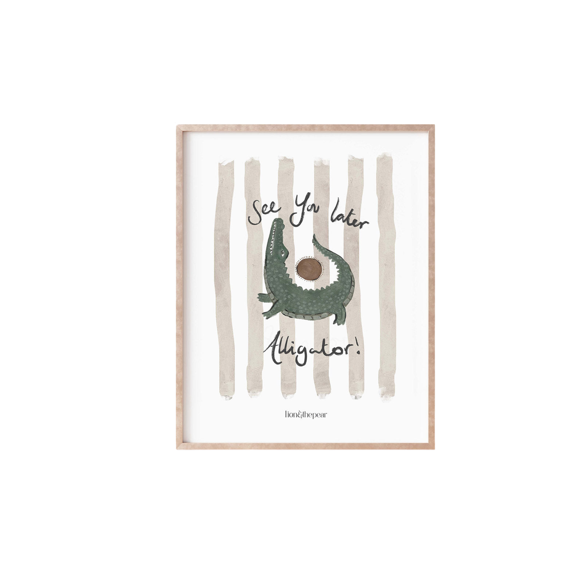 See You Later Alligator Art Print