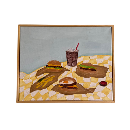 Burger Night Painting