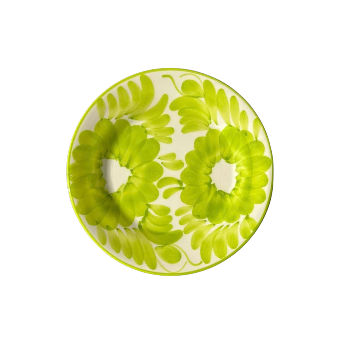 Florita Dessert Plate, Kiwi