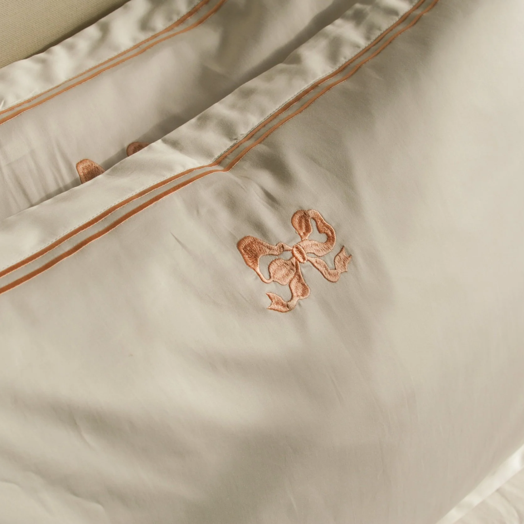Arabella Bow Oxford Pillowcase Pair