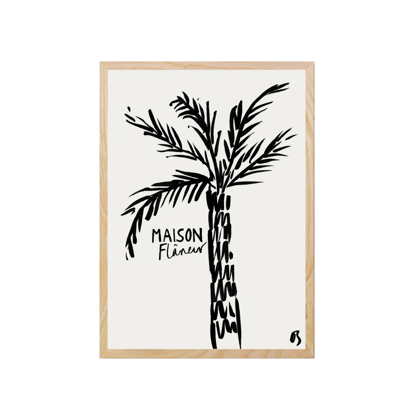 Maison Flâneur x Olivia Sewell The Palm | Wall Art Print