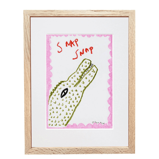 Snap Snap Art Print