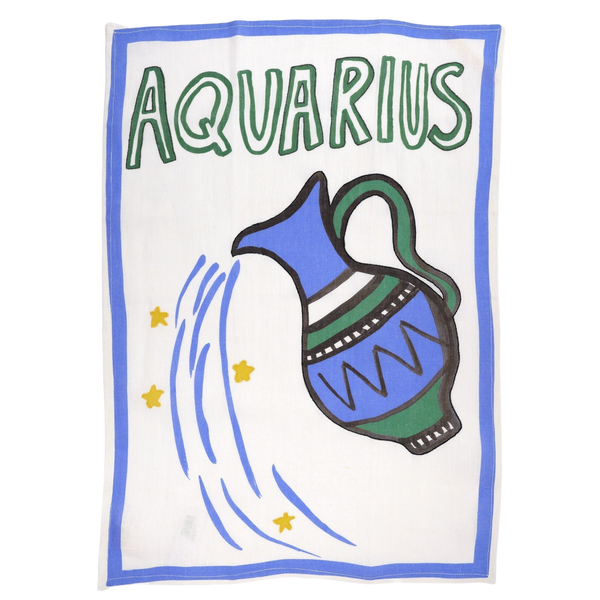 Aquarius Tea Towel