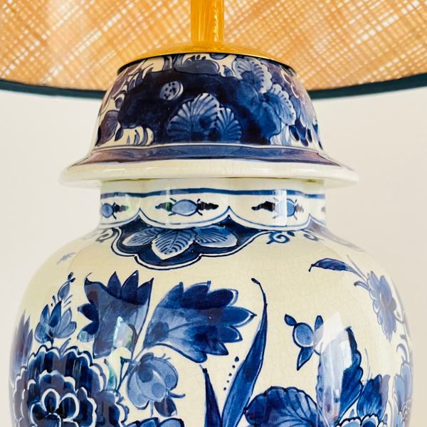 Antique Delft ‘De Porceleyne Fles’ Lamp