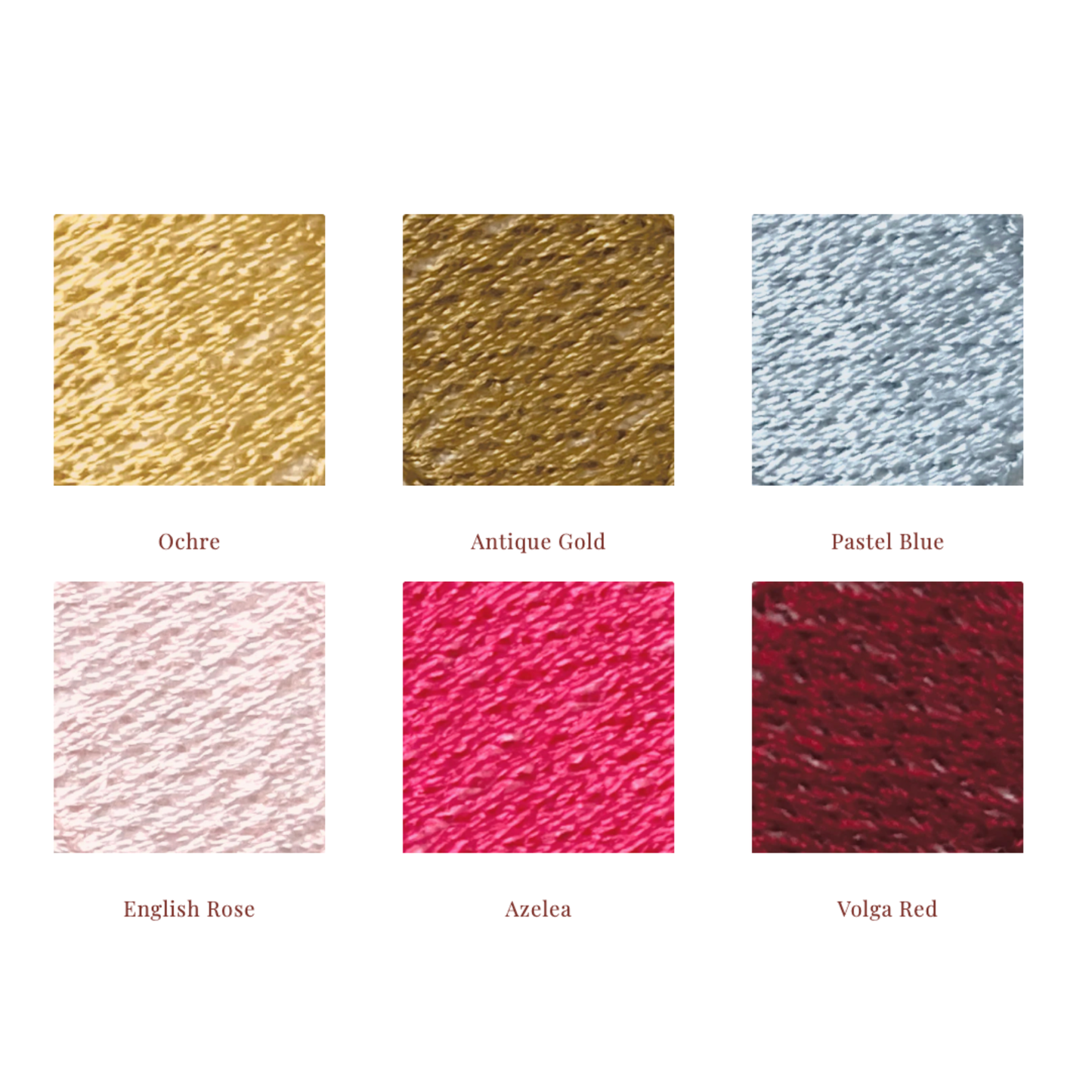 Personalised Marsala Hand Towel with Fern Green Hemstitch