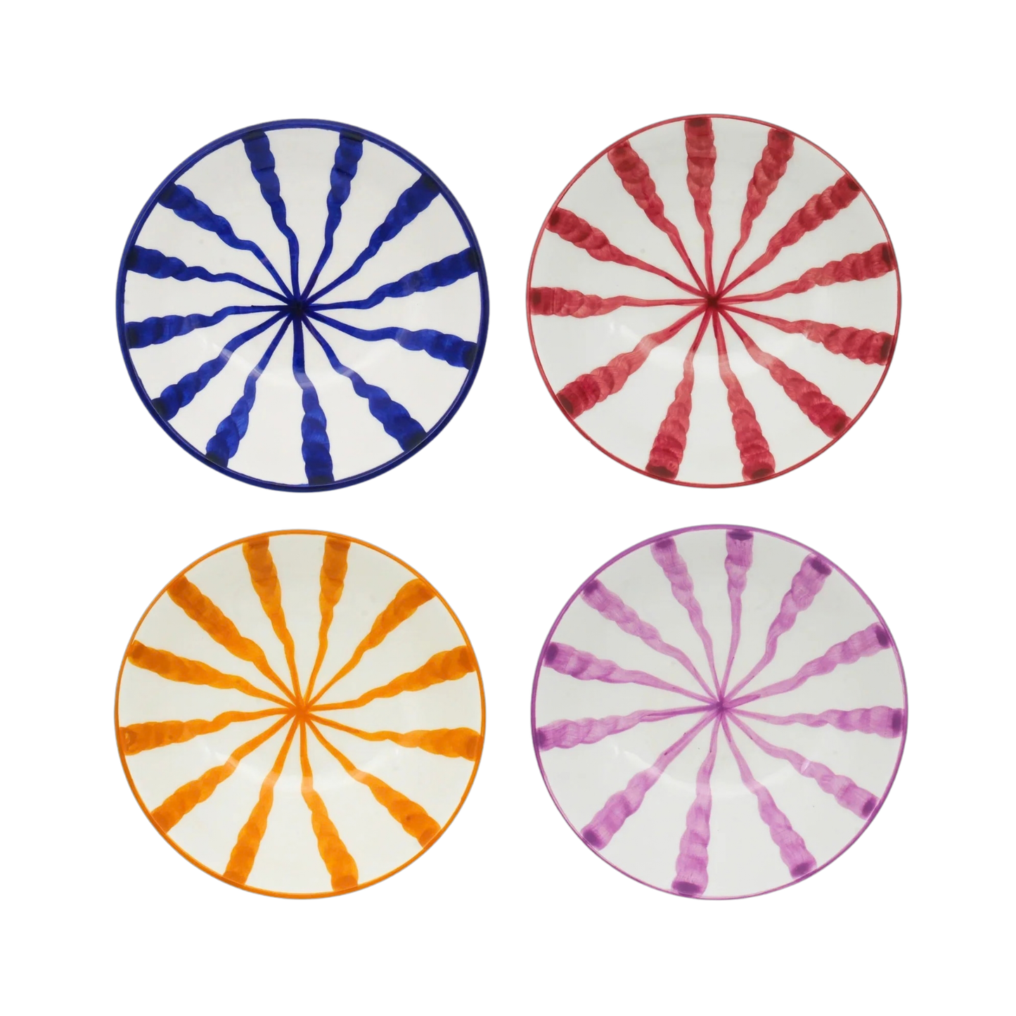 Wave Pasta Bowl, Set of Four