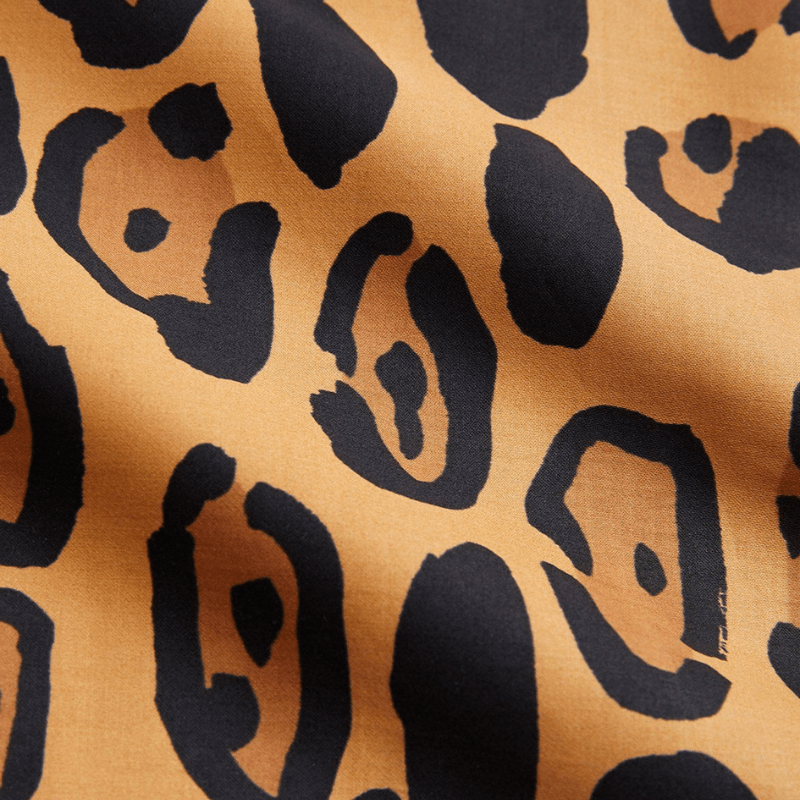 Child's Leopard Print Double Flat Sheet