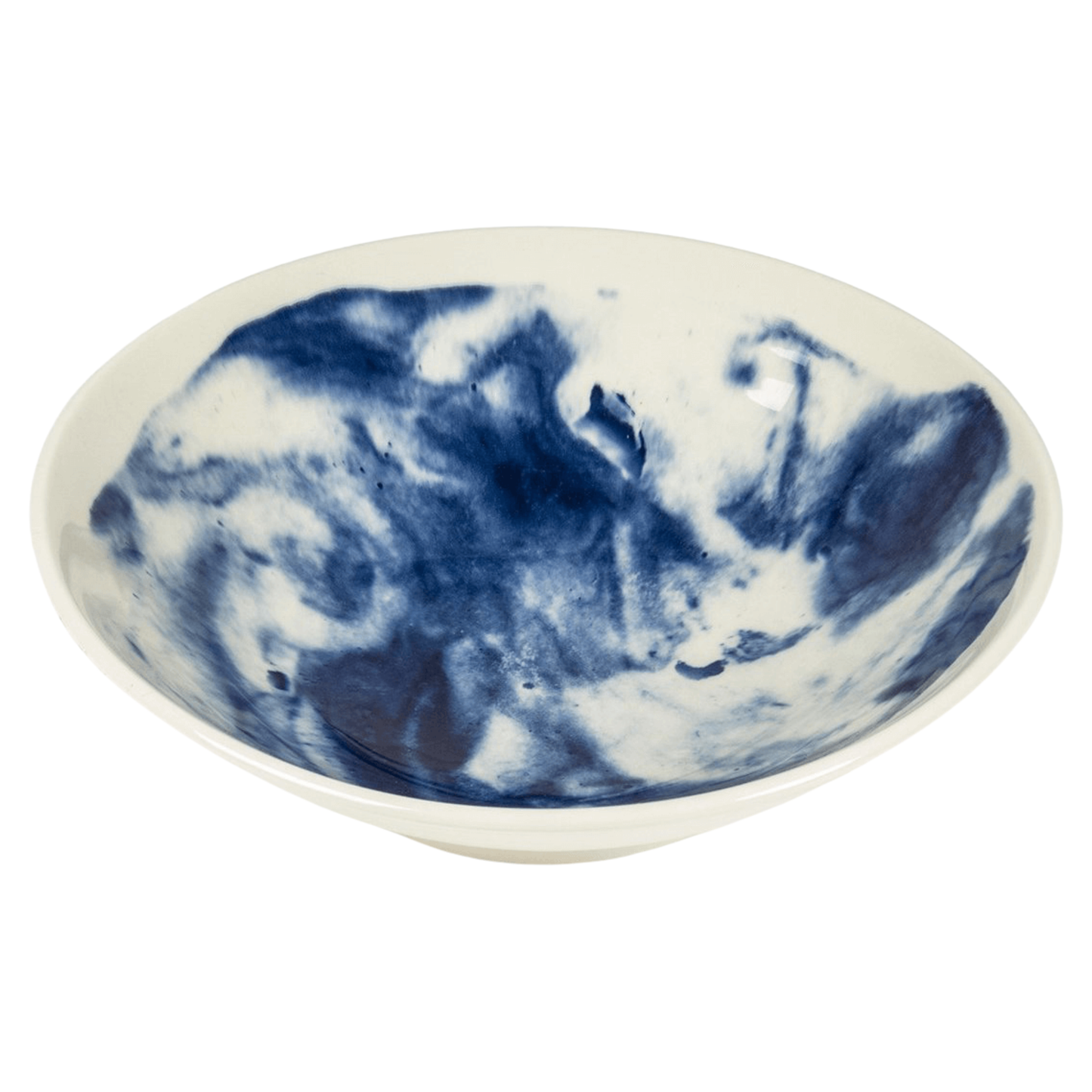 Indigo Storm Medium Serving Bowl