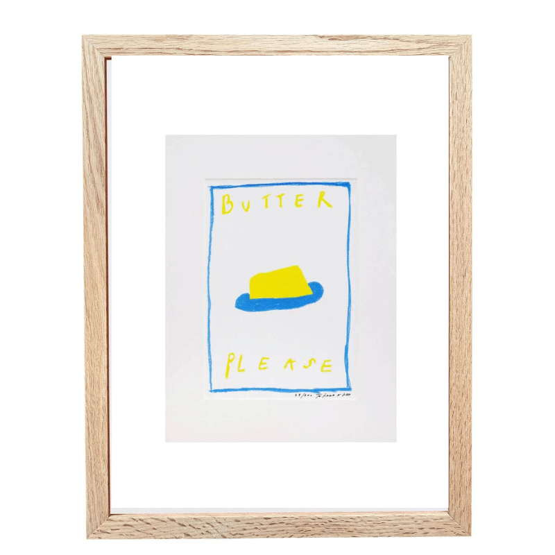 Butter Please Art Print