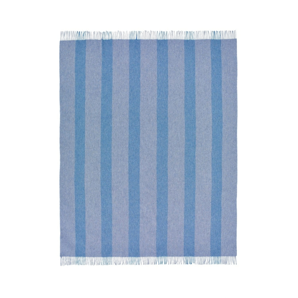 Charlotte's Soft Stripe Merino Wool Throw Blanket