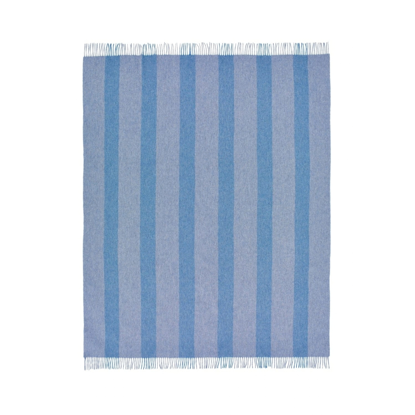 Charlotte's Soft Stripe Merino Wool Throw Blanket