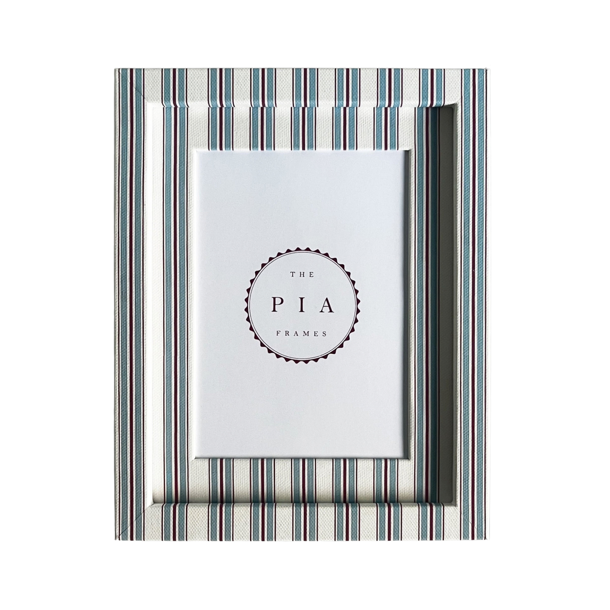 Sky & Scarlet Tailor Stripe Frame