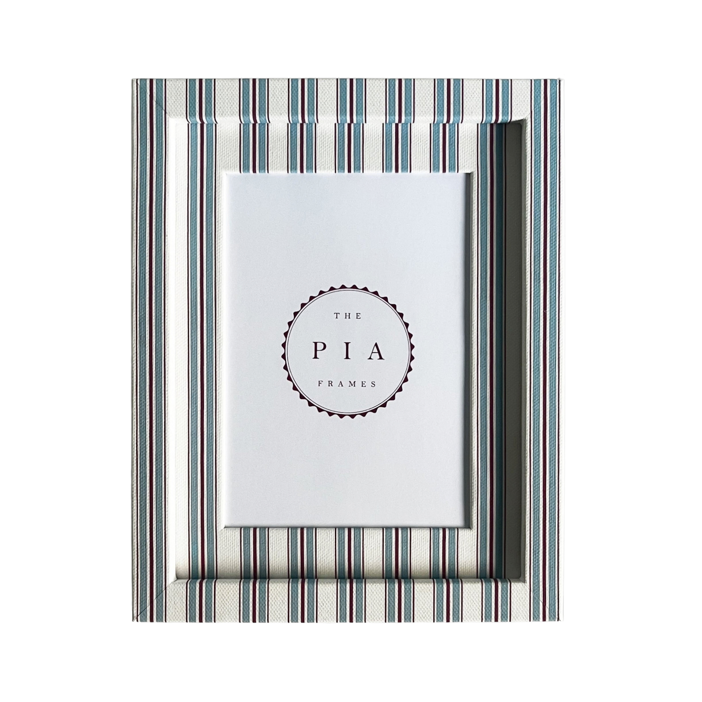 Sky & Scarlet Tailor Stripe Frame