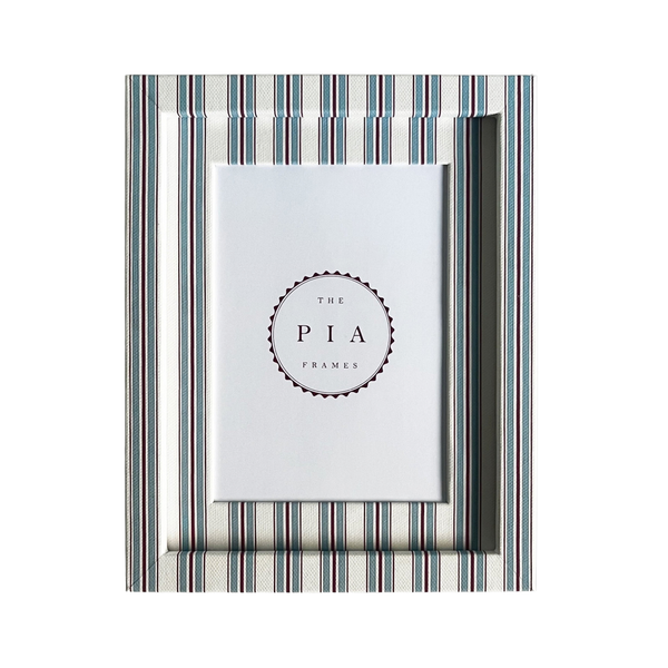 Sky & Scarlet Tailor Stripe Frame