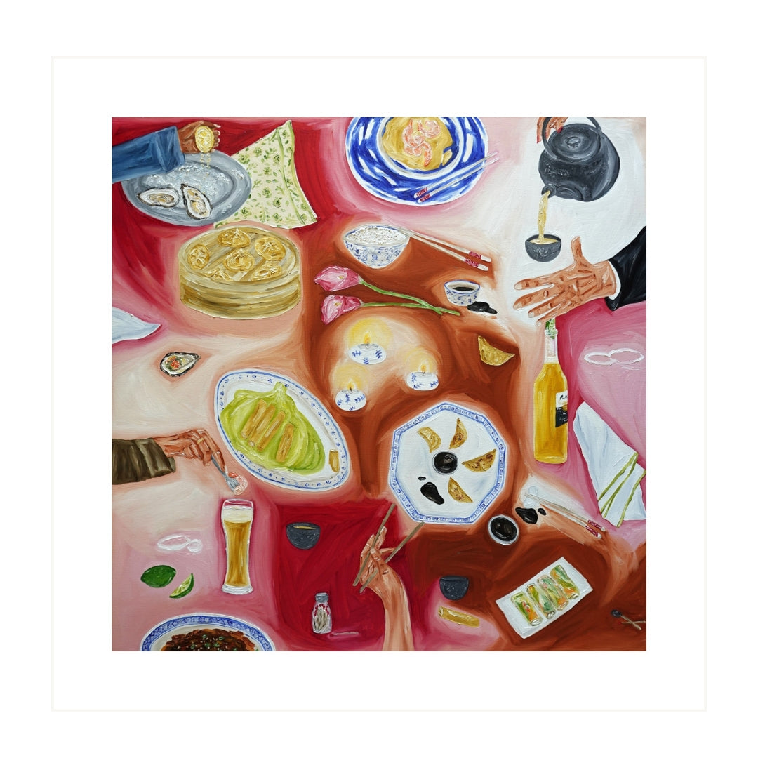 Sharing a Meal Fine Art Print
