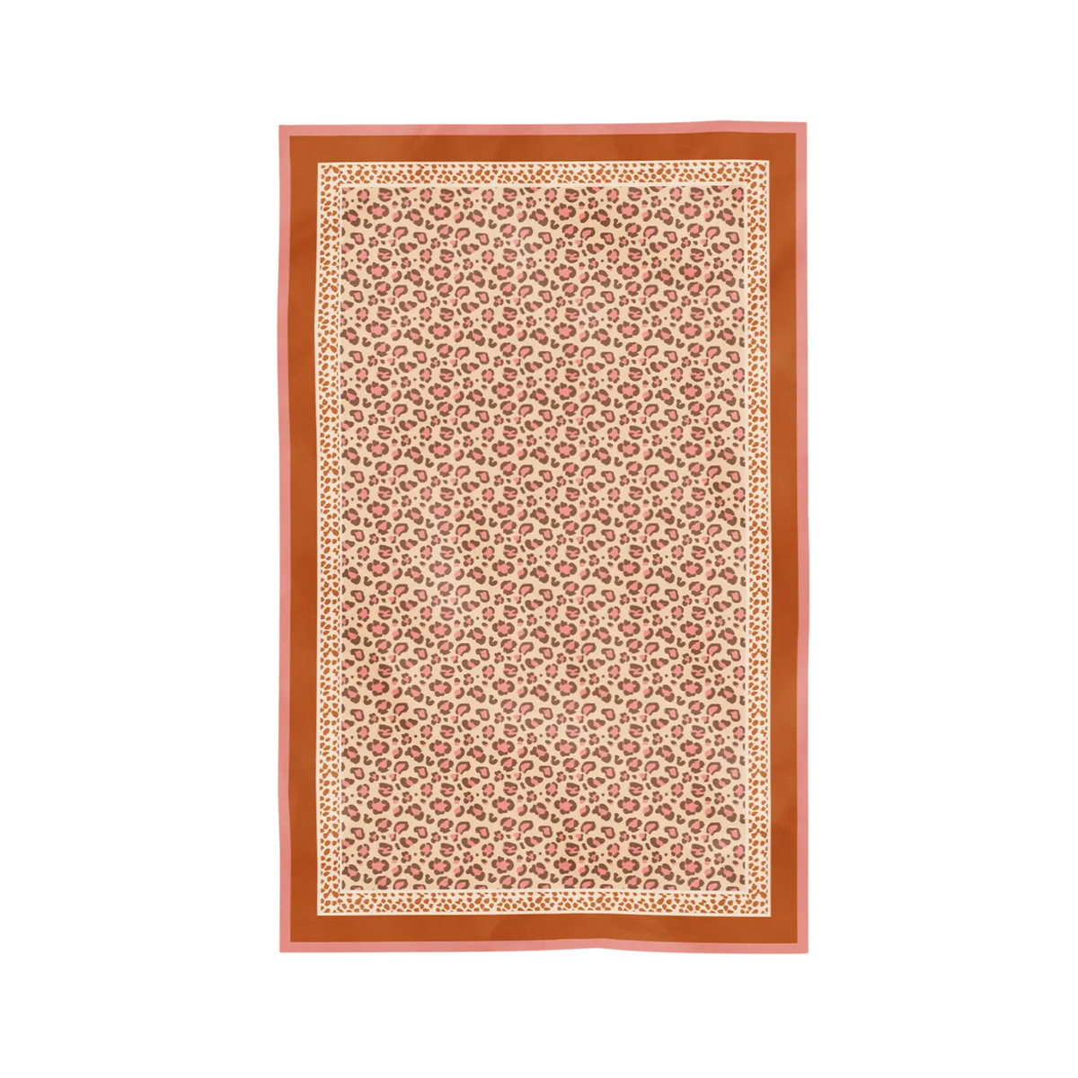The Coral Leopard Tablecloth