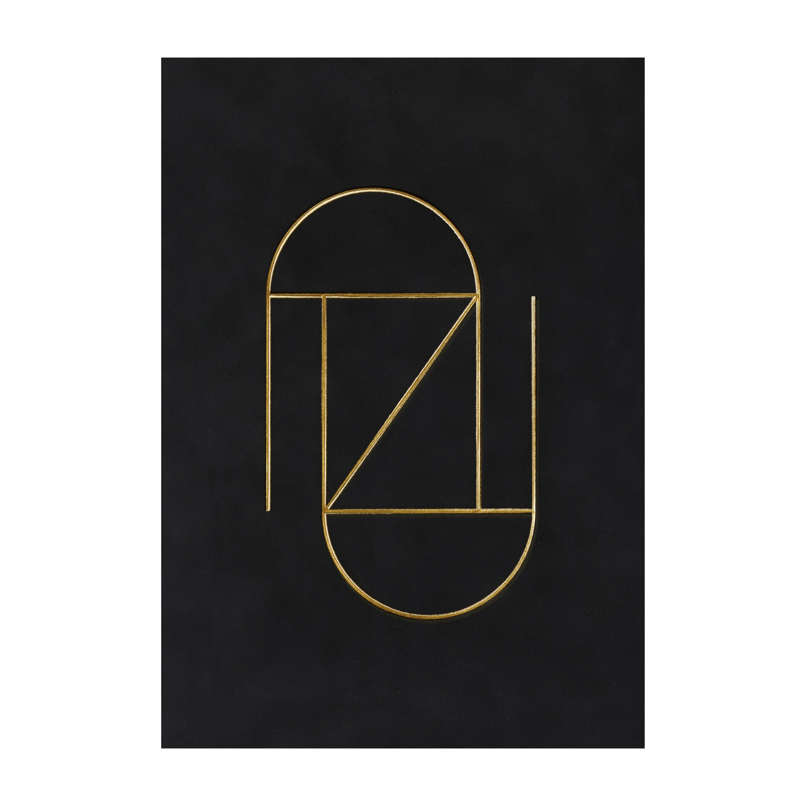 "Black Velour" Print