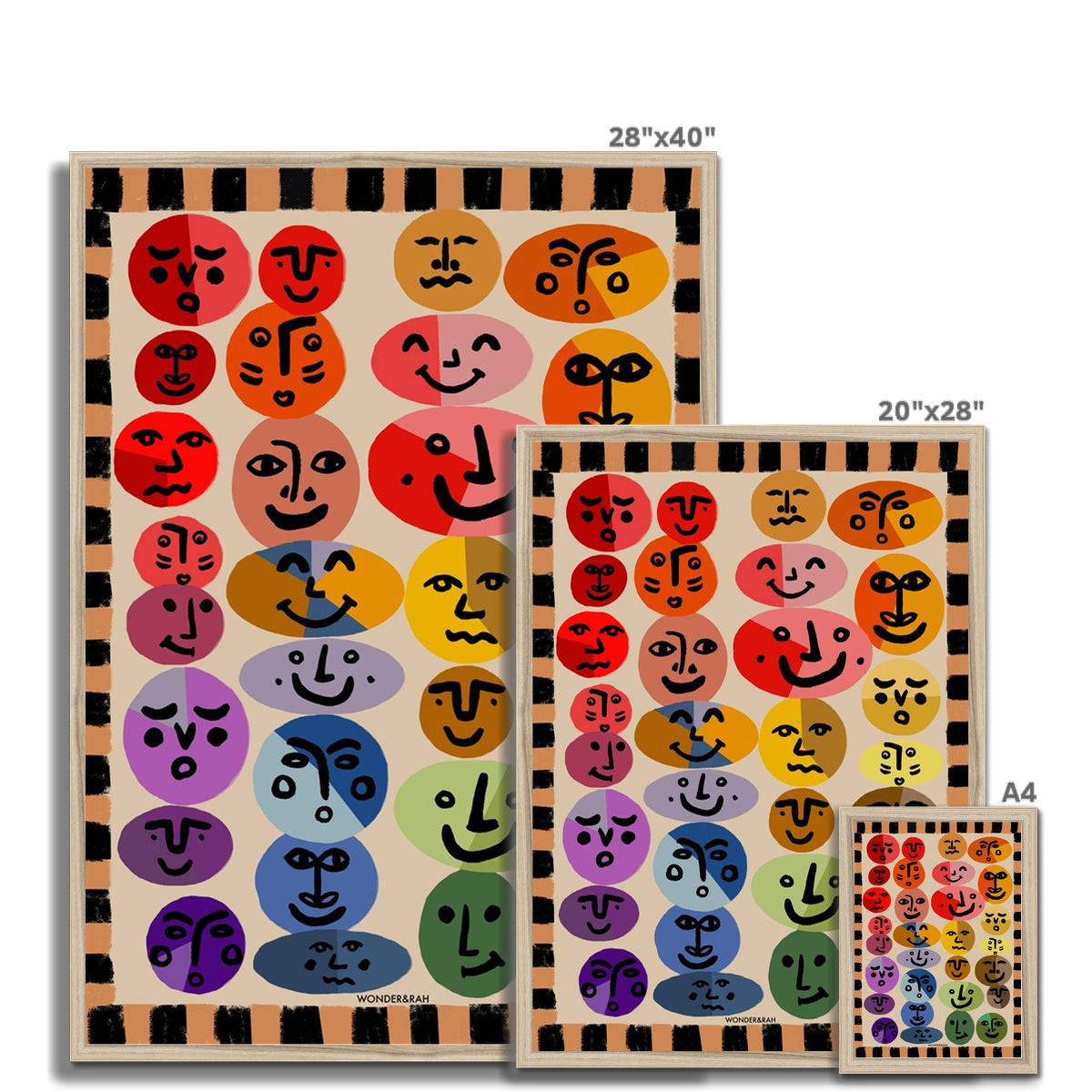 Faces Art Print