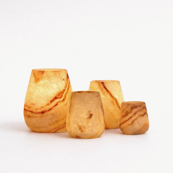 Petra | Alabaster Candle Holder