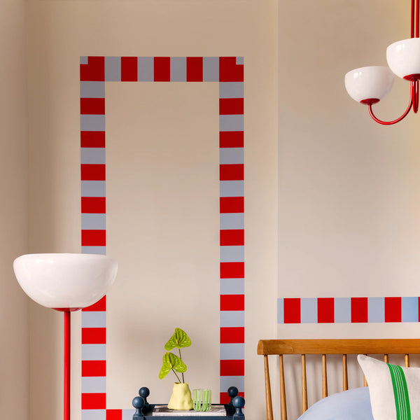 Jam Red 3 Light Dome Ceiling Light