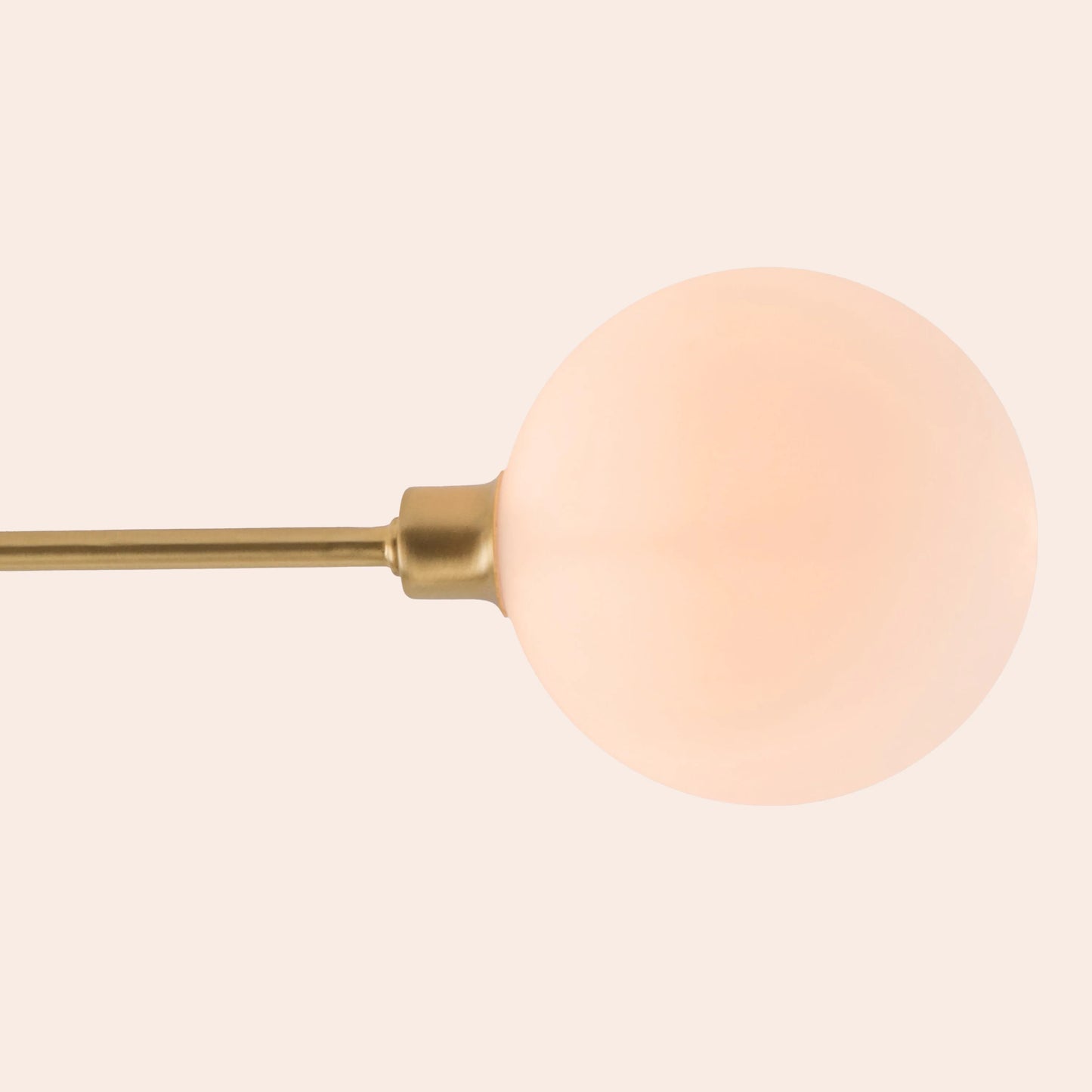 Brass 3 light flush ceiling light