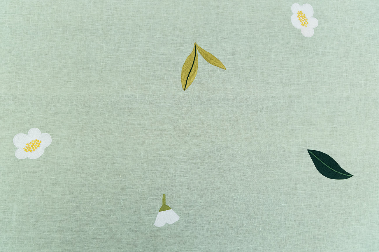 Embroidered Tablecloths - Green (Set of 4)