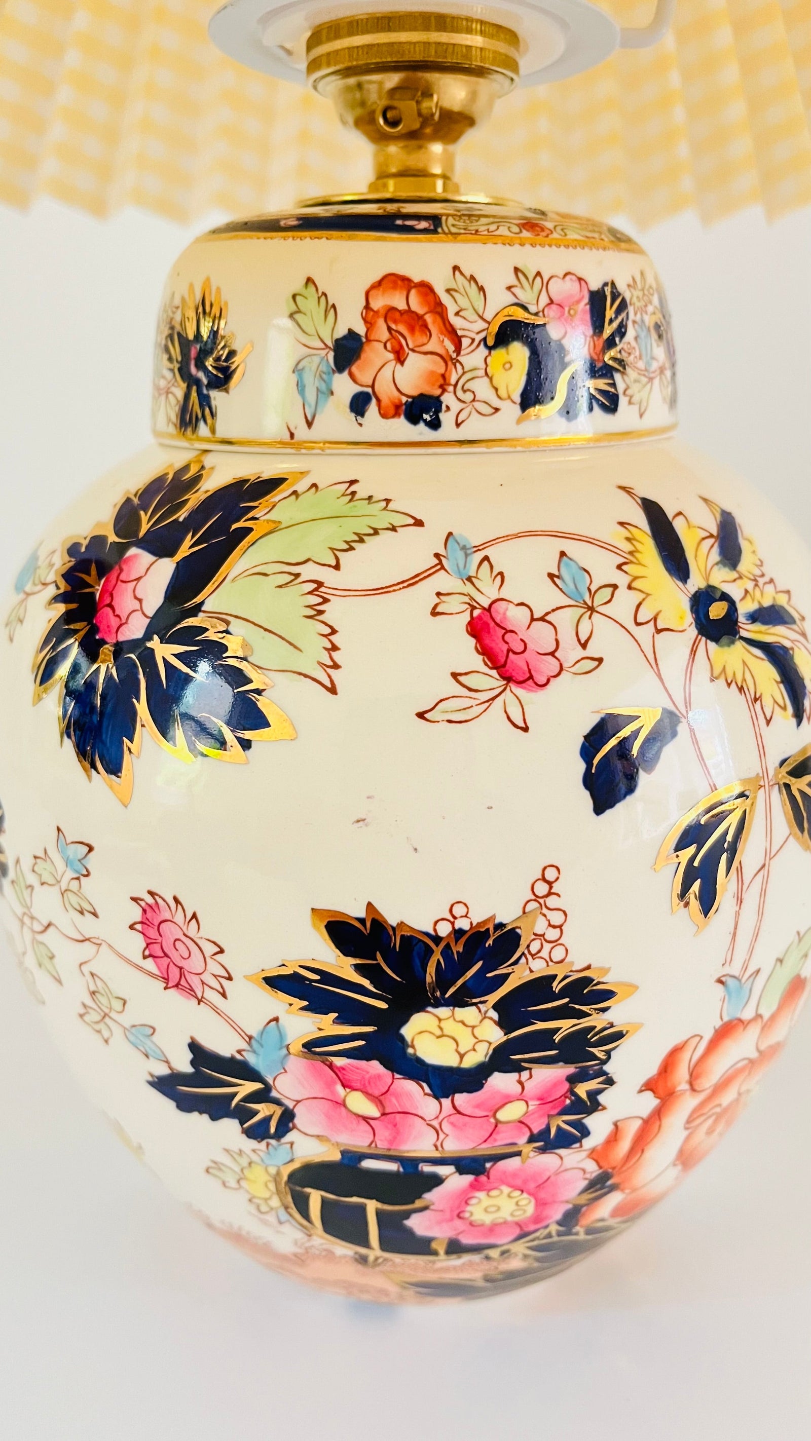 Antique Mason’s Mandarin Lamp