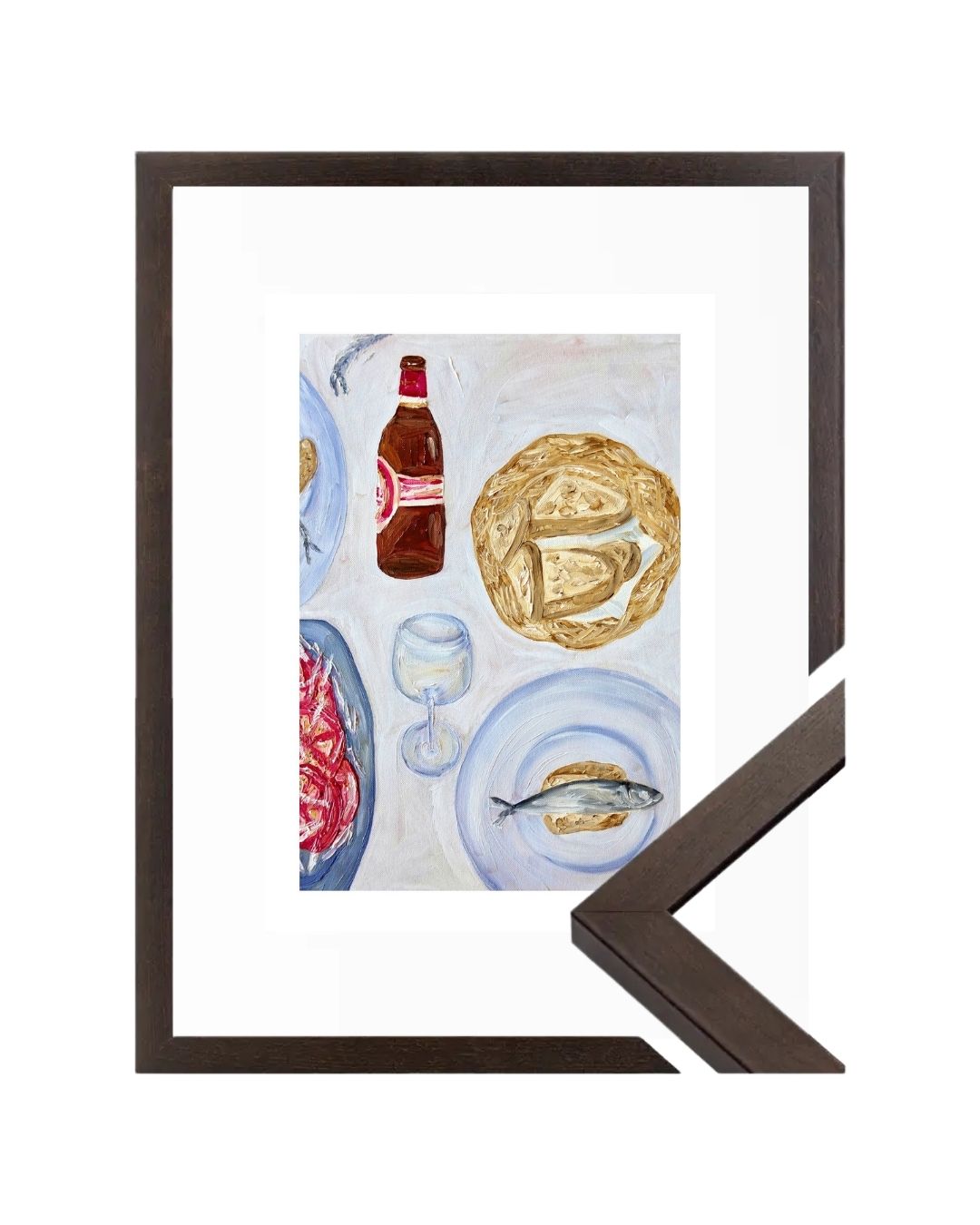 A Little Table in the Shade I Fine Art Print