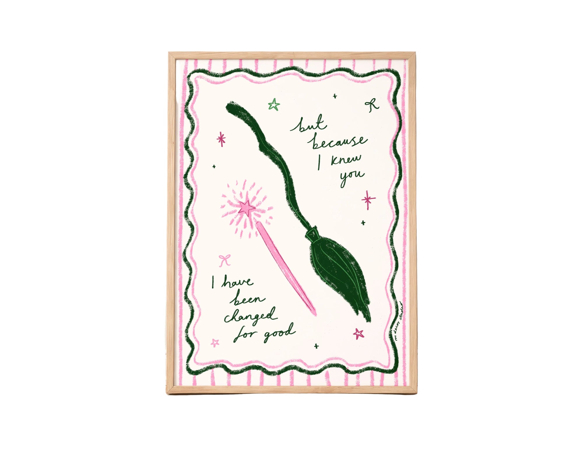 Changed For Good Art Print | Broadway Wicked Inspired