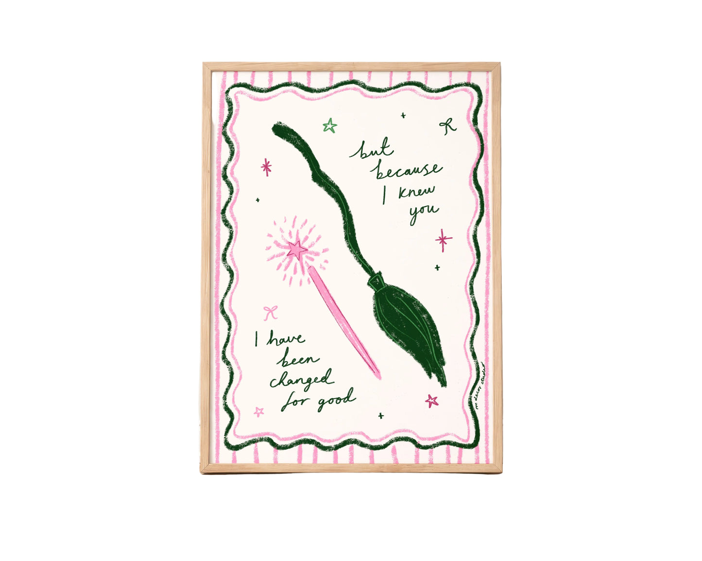 Changed For Good Art Print | Broadway Wicked Inspired