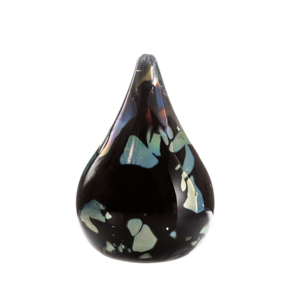"Black Rainbow Drop" Paperweight
