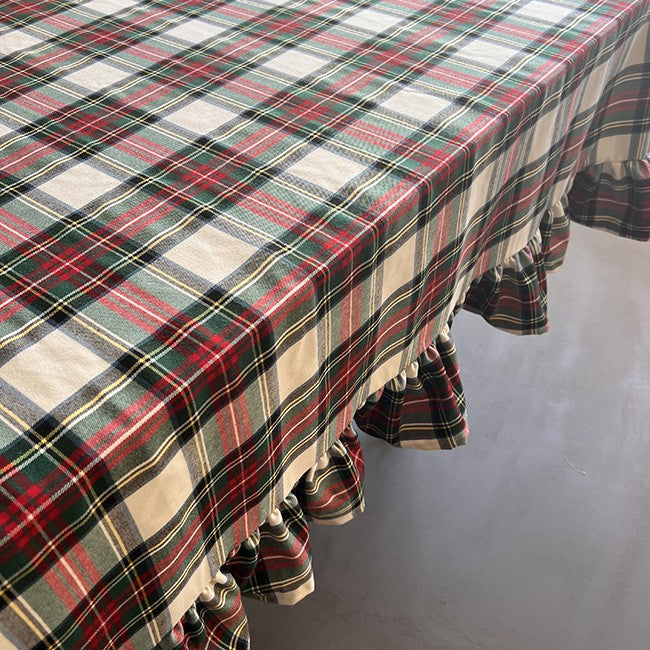 Tablecloth Tartan Christmas