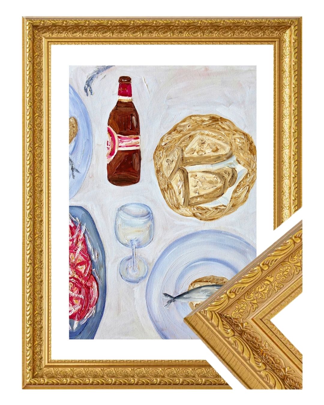 A Little Table in the Shade I Fine Art Print