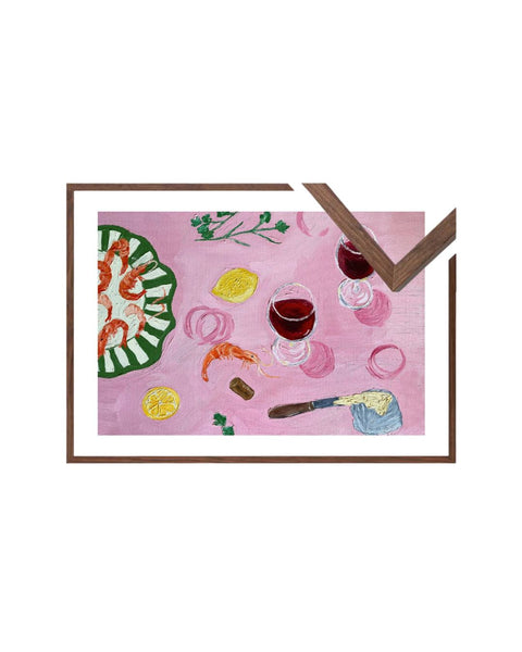 Snack After the Beach Fine Art Print