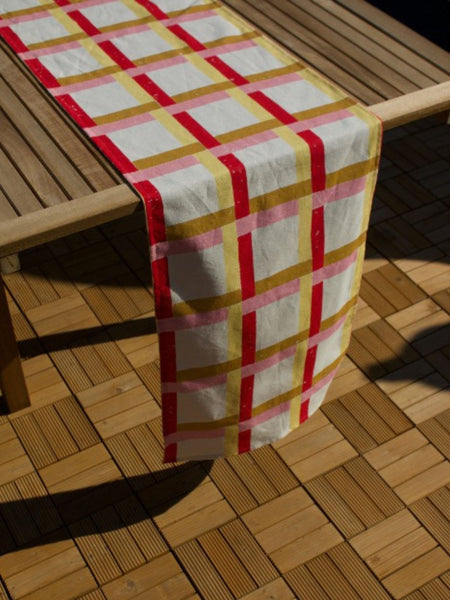 Battenberg Table Runner