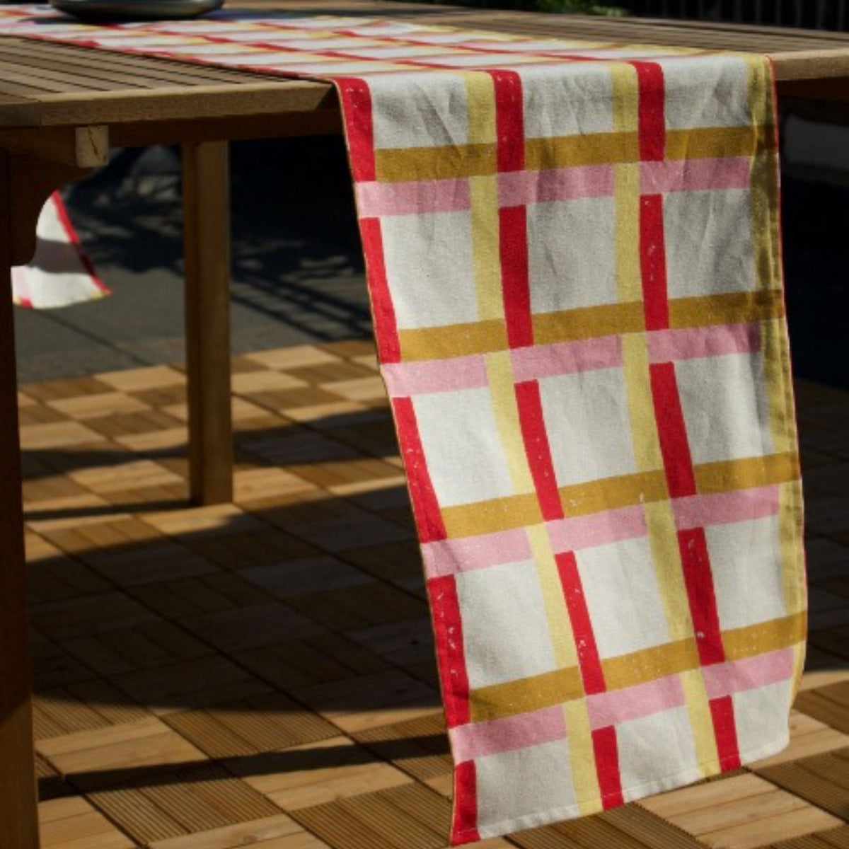 Battenberg Table Runner