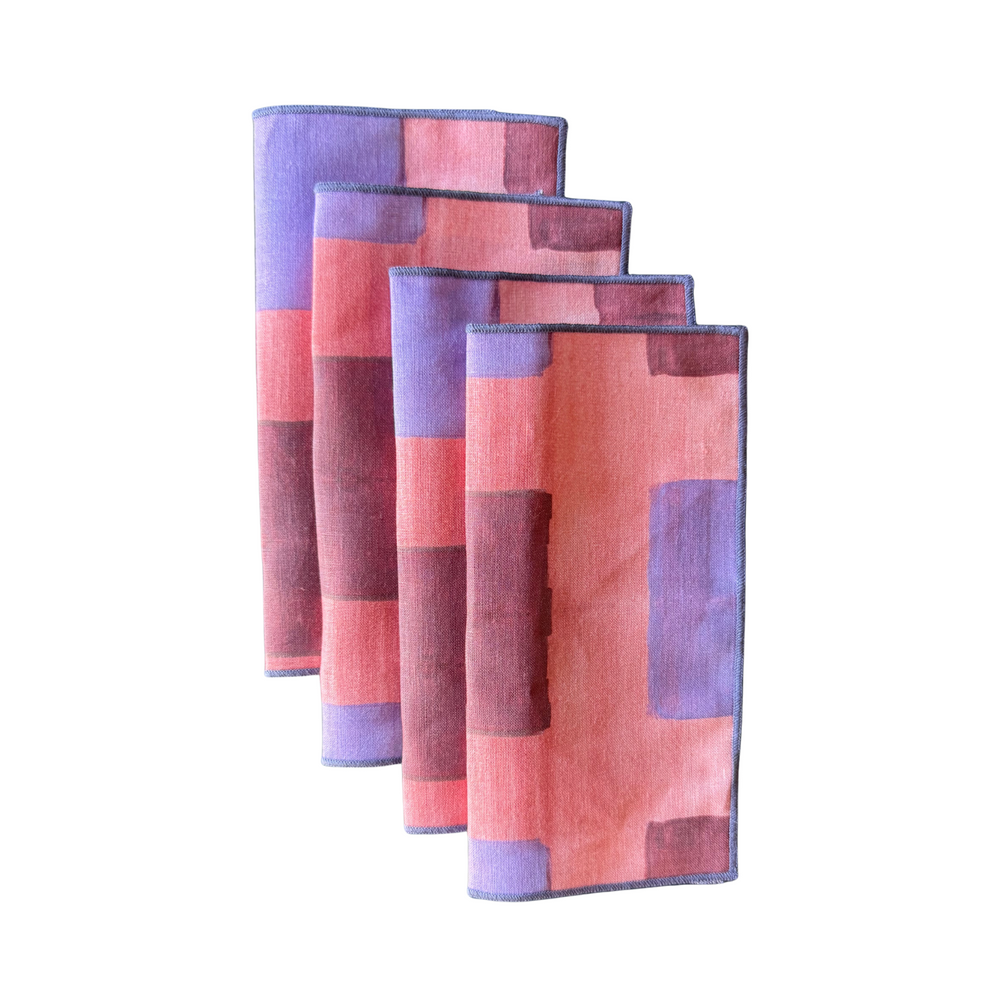 Pink Tapestry Cocktail Napkins
