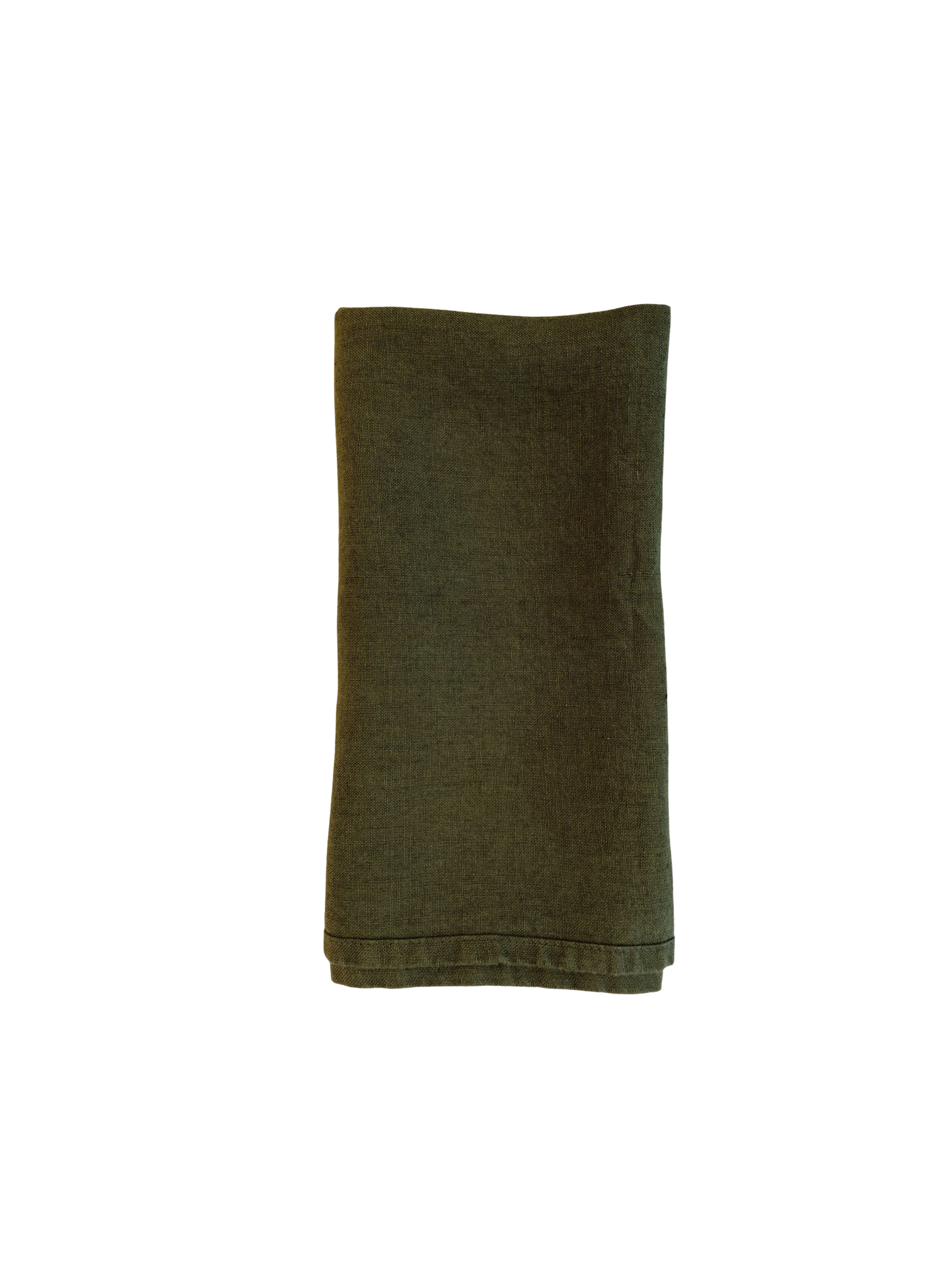 Dark Green Linen Napkin