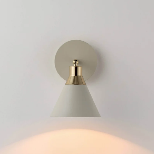 Sand Cone Wall Light