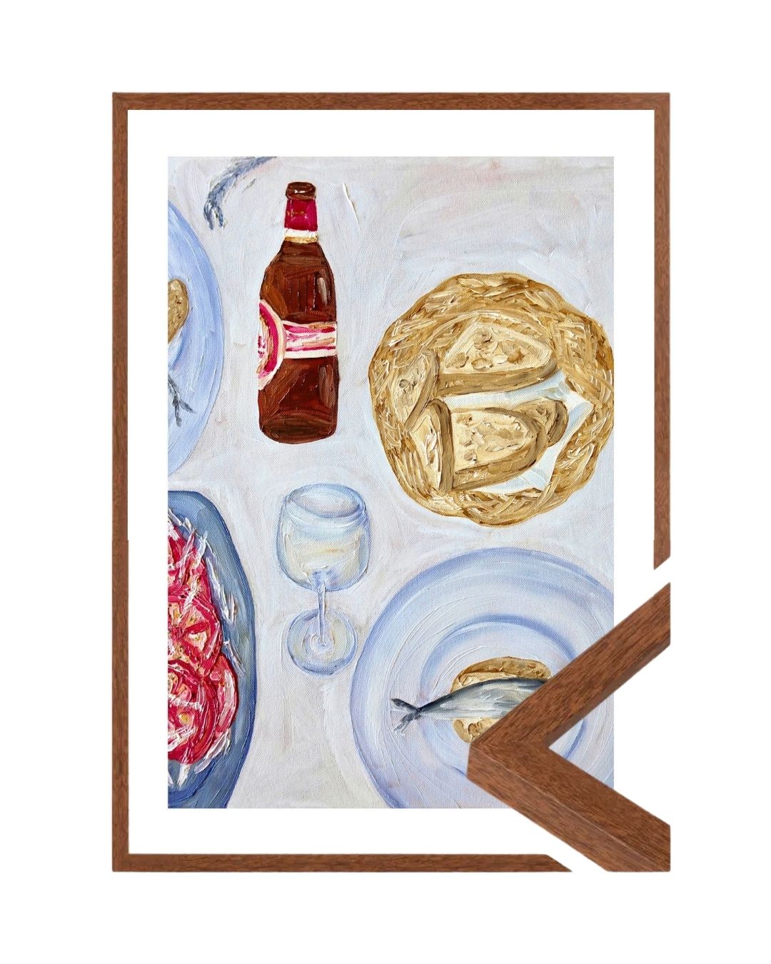A Little Table in the Shade I Fine Art Print