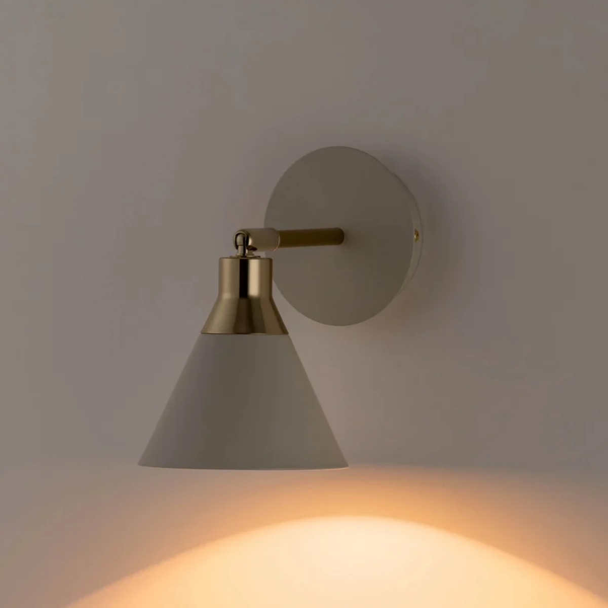 Sand Cone Wall Light