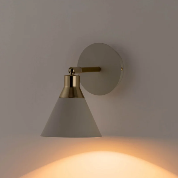 Sand Cone Wall Light