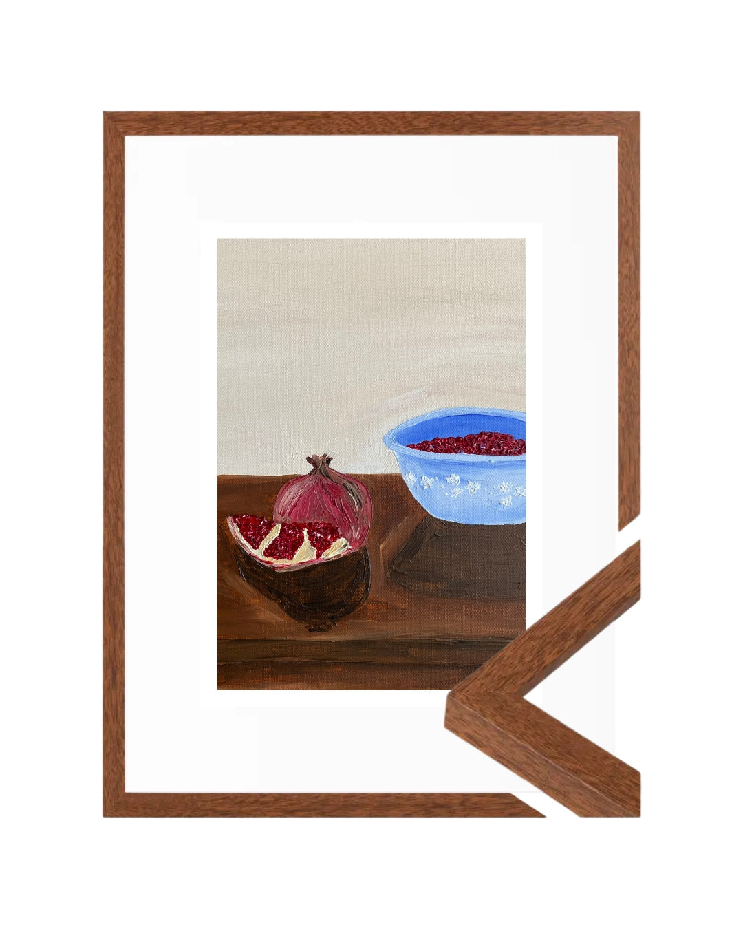 Peeled Pomegranate Fine Art Print