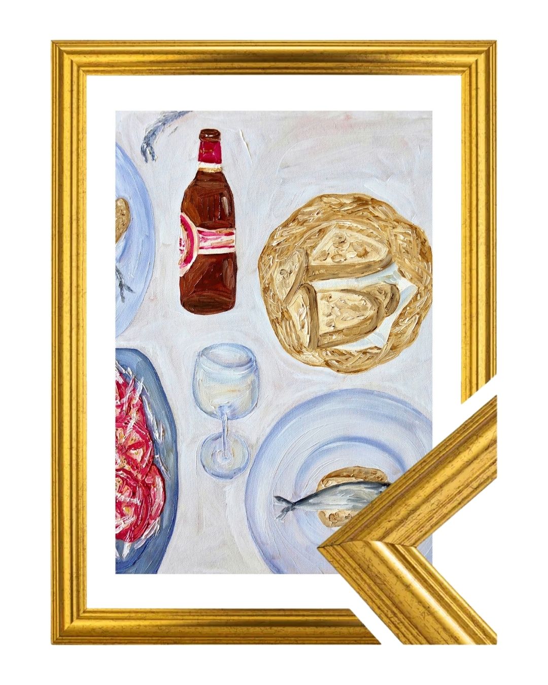 A Little Table in the Shade I Fine Art Print