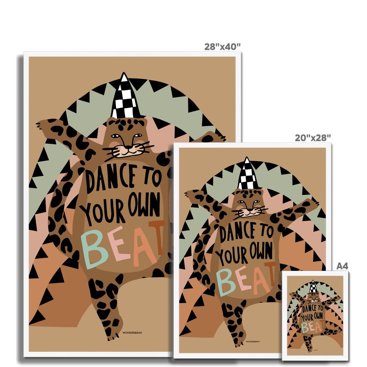 Dancing Leopard Children's Print