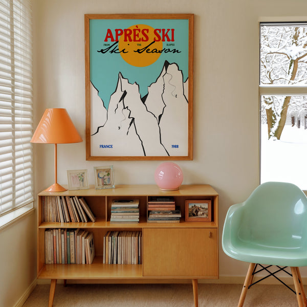 Après Ski | Ski Mountains Print | UNFRAMED