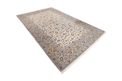 Kashan — Hand-knotted, 206x333 cm, Beige, 100% Virgin Wool | View 5