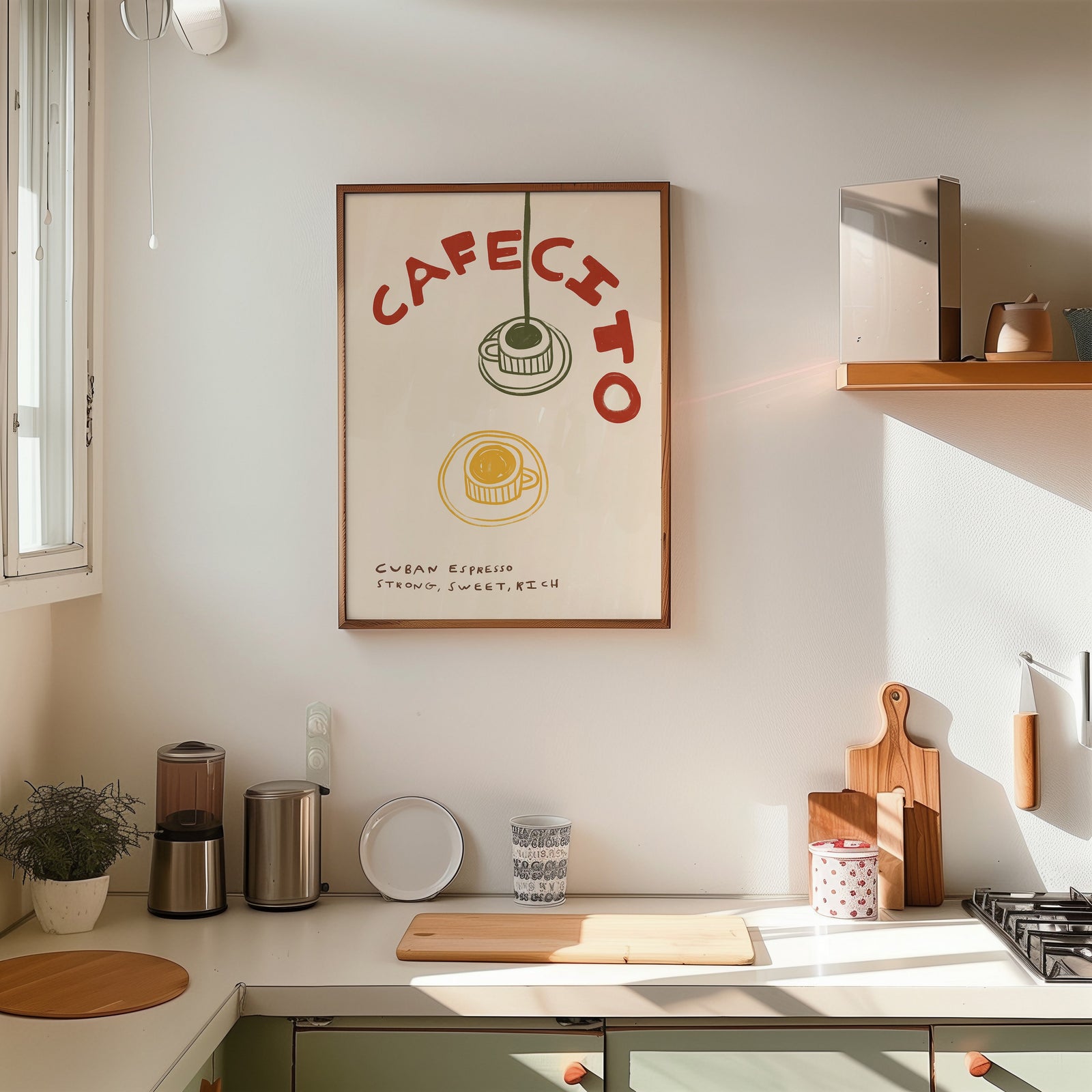 Cafecito | Coffee Print | UNFRAMED